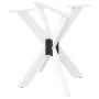 Pata de mesa comedor forma araña blanco 85x85x(72-73) cm acero by , Table legs - Ref: Foro24-4013121, Price: 131,39 €, Discou...