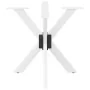 Pata de mesa comedor forma araña blanco 85x85x(72-73) cm acero by , Table legs - Ref: Foro24-4013121, Price: 131,39 €, Discou...