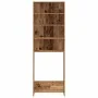 Armario de lavadora envejecida 64x24x190 cm de , Accesorios para lavadoras y secadoras - Ref: Foro24-856643, Precio: 76,04 €,...