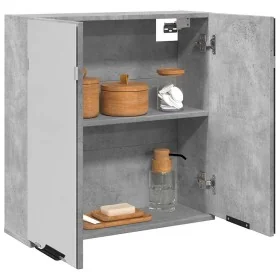 Armario de espejo de baño contrachapada gris 64x20x66,5 cm von , Badezimmerwaschtische - Ref: Foro24-856939, Preis: 62,50 €, ...