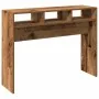 Mesa consola madera contrachapada envejecida 105x30x80 cm by , Side tables - Ref: Foro24-856622, Price: 54,07 €, Discount: %