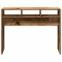Mesa consola madera contrachapada envejecida 105x30x80 cm by , Side tables - Ref: Foro24-856622, Price: 54,07 €, Discount: %