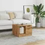 Mesa de centro madera de ingeniería roble artisan 50x50x36 cm by , Coffee table - Ref: Foro24-856849, Price: 49,95 €, Discoun...
