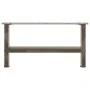 Patas para mesa de centro de acero natural 2 uds 60x(30-31) cm by , Table legs - Ref: Foro24-4013267, Price: 60,31 €, Discoun...