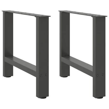 Patas de mesa de centro acero antracita 2 uds 60x(42-43) cm de , Patas para mesas - Ref: Foro24-4013286, Precio: 65,64 €, Des...