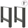 Patas de mesa de centro acero antracita 2 uds 60x(42-43) cm de , Patas para mesas - Ref: Foro24-4013286, Precio: 65,64 €, Des...