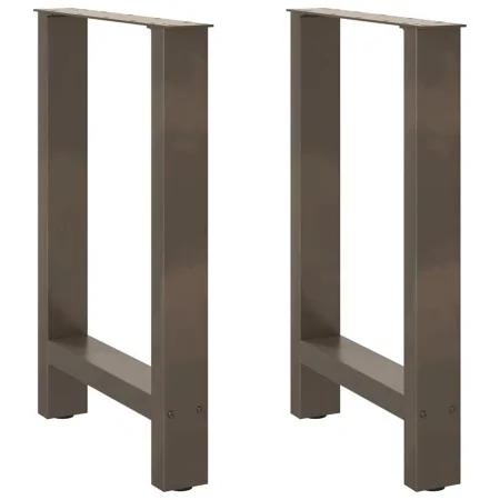 Patas para mesa de centro de acero natural 2 uds 50x(72-73) cm von , Tischbeine - Ref: Foro24-4013303, Preis: 83,94 €, Rabatt: %