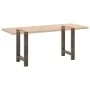 Patas para mesa de centro de acero natural 2 uds 50x(72-73) cm von , Tischbeine - Ref: Foro24-4013303, Preis: 83,94 €, Rabatt: %