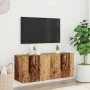 Mueble de TV de pared madera envejecida 100x30x41 cm by , TV Furniture - Ref: Foro24-857670, Price: 60,37 €, Discount: %