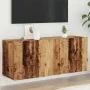 Mueble de TV de pared madera envejecida 100x30x41 cm by , TV Furniture - Ref: Foro24-857670, Price: 60,37 €, Discount: %