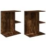 Mesita noche 2 uds madera ingeniería roble ahumado 46,5x29x61cm von , Nachttische - Ref: Foro24-858659, Preis: 58,13 €, Rabat...