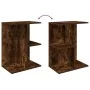Mesita noche 2 uds madera ingeniería roble ahumado 46,5x29x61cm von , Nachttische - Ref: Foro24-858659, Preis: 58,13 €, Rabat...
