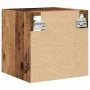 Mueble de TV de pared con luces LED envejecida 30x28,5x30 cm by , TV Furniture - Ref: Foro24-857672, Price: 30,32 €, Discount: %