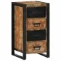 Cómoda de madera maciza reciclada multicolor 40x40x90 cm by , Sideboards - Ref: Foro24-4013582, Price: 181,34 €, Discount: %