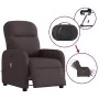 Sillón reclinable de masaje eléctrico tela marrón oscuro de , Sillones - Ref: Foro24-3302967, Precio: 248,11 €, Descuento: %