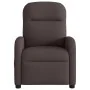 Sillón de masaje reclinable de tela marrón oscuro de , Sillones - Ref: Foro24-4015537, Precio: 196,06 €, Descuento: %