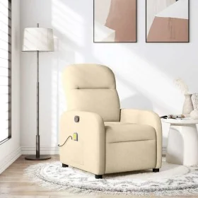 Sillón de masaje reclinable de tela crema von , Sessel - Ref: Foro24-4015540, Preis: 208,05 €, Rabatt: %