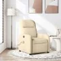 Sillón de masaje reclinable de tela crema by , Armchairs - Ref: Foro24-4015540, Price: 208,05 €, Discount: %