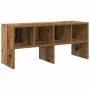 Zapatero apilable madera vieja 89,5x30x40 cm by , Dresser Organizers and Bar Hangers - Ref: Foro24-858853, Price: 44,44 €, Di...