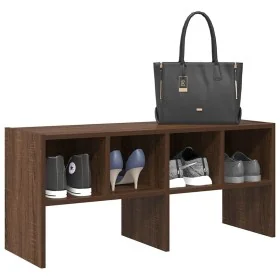 Zapatero apilable roble marrón 89,5x30x40 cm by , Dresser Organizers and Bar Hangers - Ref: Foro24-858851, Price: 44,77 €, Di...