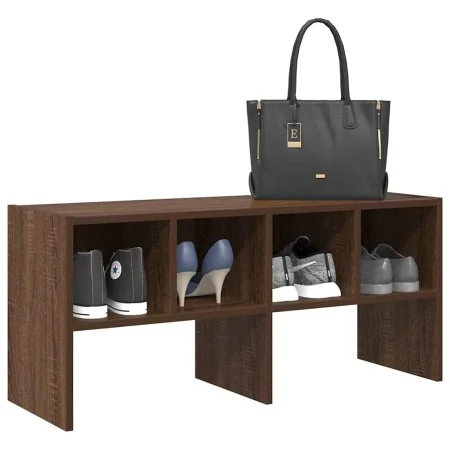 Zapatero apilable roble marrón 89,5x30x40 cm by , Dresser Organizers and Bar Hangers - Ref: Foro24-858851, Price: 44,73 €, Di...