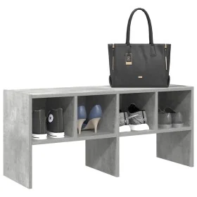 Zapatero apilable gris hormigón 89,5x30x40 cm by , Dresser Organizers and Bar Hangers - Ref: Foro24-858845, Price: 44,46 €, D...