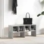 Zapatero apilable gris hormigón 89,5x30x40 cm by , Dresser Organizers and Bar Hangers - Ref: Foro24-858845, Price: 44,44 €, D...