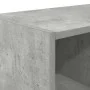 Zapatero apilable gris hormigón 89,5x30x40 cm by , Dresser Organizers and Bar Hangers - Ref: Foro24-858845, Price: 44,44 €, D...