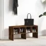 Zapatero apilable roble ahumado 89,5x30x40 cm de , Organizadores de vestidores y perchas de barra - Ref: Foro24-858847, Preci...
