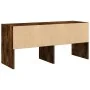 Zapatero apilable roble ahumado 89,5x30x40 cm de , Organizadores de vestidores y perchas de barra - Ref: Foro24-858847, Preci...