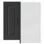 Mueble de cocina esquina pared Porto madera de ingeniería negra de , Armarios de cocina - Ref: Foro24-854098, Precio: 91,02 €...
