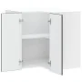 Mueble de cocina esquina pared Porto madera de ingeniería negra de , Armarios de cocina - Ref: Foro24-854098, Precio: 91,02 €...