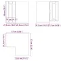 Mueble de cocina esquina pared Porto roble ahumado von , Küchenschränke - Ref: Foro24-854102, Preis: 87,68 €, Rabatt: %