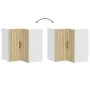 Mueble cocina esquina pared Porto roble sonoma by , Kitchen cabinets - Ref: Foro24-854100, Price: 86,10 €, Discount: %