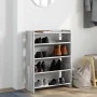 Mueble zapatero madera contrachapada gris sonoma 60x25x81 cm de , Zapateros y organizadores de calzado - Ref: Foro24-859883, ...