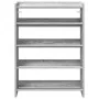 Mueble zapatero madera contrachapada gris sonoma 60x25x81 cm de , Zapateros y organizadores de calzado - Ref: Foro24-859883, ...