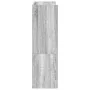 Mueble zapatero madera contrachapada gris sonoma 60x25x81 cm de , Zapateros y organizadores de calzado - Ref: Foro24-859883, ...