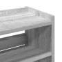 Mueble zapatero madera contrachapada gris sonoma 60x25x81 cm de , Zapateros y organizadores de calzado - Ref: Foro24-859883, ...