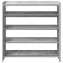 Mueble zapatero madera contrachapada gris sonoma 80x25x81 cm de , Zapateros y organizadores de calzado - Ref: Foro24-859910, ...