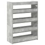 Mueble zapatero madera contrachapada gris hormigón 60x25x81 cm de , Zapateros y organizadores de calzado - Ref: Foro24-859881...