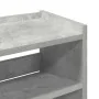 Mueble zapatero madera contrachapada gris hormigón 60x25x81 cm de , Zapateros y organizadores de calzado - Ref: Foro24-859881...