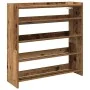Mueble zapatero madera contrachapada madera vieja 80x25x81 cm de , Zapateros y organizadores de calzado - Ref: Foro24-859912,...
