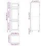 Mueble de cocina Porto de madera contrachapada roble artesanal de , Armarios de cocina - Ref: Foro24-854116, Precio: 207,43 €...