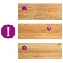 Peldaños de escalera 4 uds madera maciza roble marrón claro de , Alfombrillas para escalones - Ref: Foro24-3282959, Precio: 1...