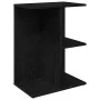 Mesita de noche madera de ingeniería negro roble 46,5x29x61 cm de , Mesitas de noche - Ref: Foro24-858652, Precio: 36,82 €, D...