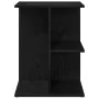 Mesita de noche madera de ingeniería negro roble 46,5x29x61 cm de , Mesitas de noche - Ref: Foro24-858652, Precio: 36,82 €, D...