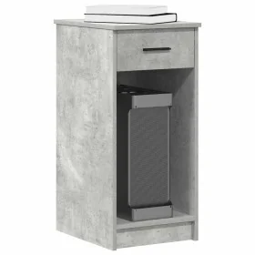 Torre de ordenador con cajón gris cemento 35x45x77 cm von , Schreibtische - Ref: Foro24-858743, Preis: 53,64 €, Rabatt: %