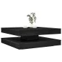 Mesa de centro giratoria 360 grados roble negro 90x90x34,5 cm by , Coffee table - Ref: Foro24-3321352, Price: 168,30 €, Disco...