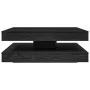 Mesa de centro giratoria 360 grados roble negro 90x90x34,5 cm by , Coffee table - Ref: Foro24-3321352, Price: 168,30 €, Disco...