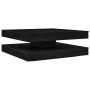 Mesa de centro giratoria 360 grados roble negro 90x90x34,5 cm by , Coffee table - Ref: Foro24-3321352, Price: 168,30 €, Disco...